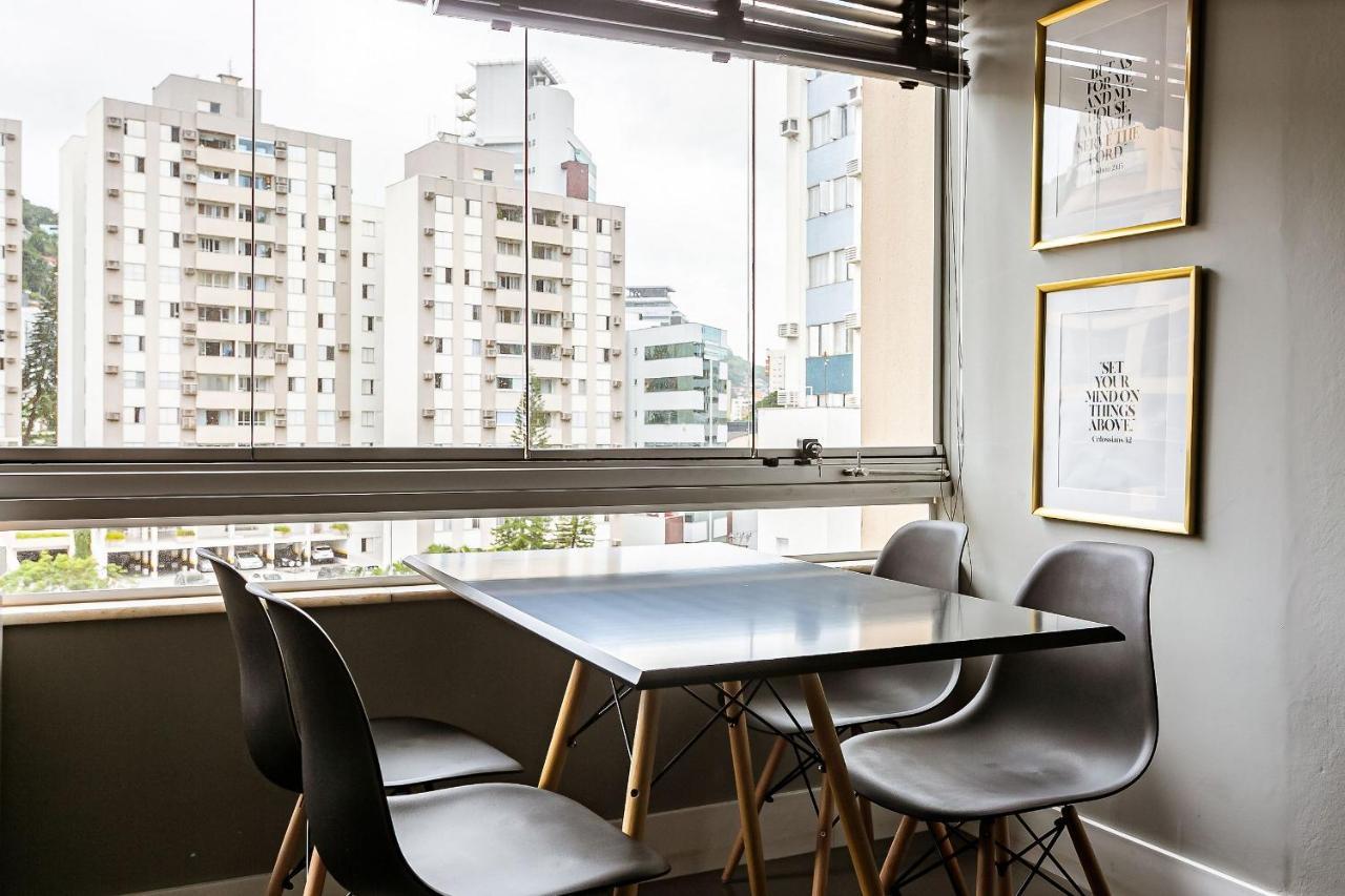 Апартаменты Wi-Fi 120Mb | 120M Do Beiramar Shopping #Ca31 Флорианополис Экстерьер фото